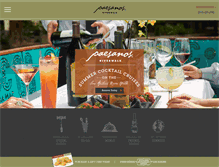 Tablet Screenshot of paesanosriverwalk.com